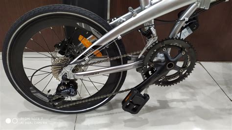 Jual Sepeda Lipat Folding Bike Seli Element Ecosmo Z9 2x9speed Crank