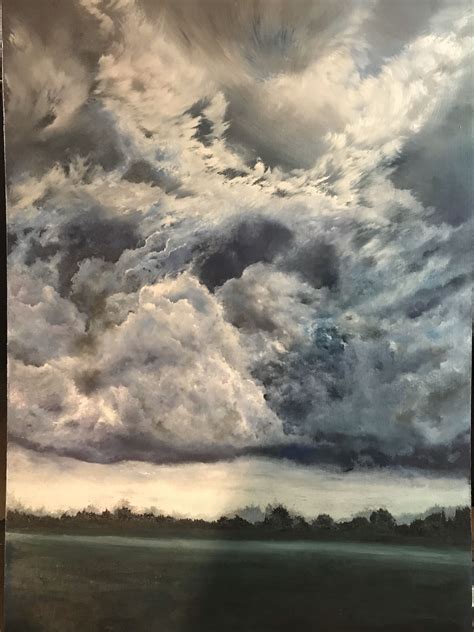 Thunderstorm Oil Painting Gallery Clouds