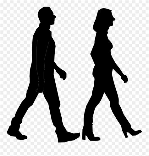 Transparent Background Man Walking Silhouette Png Img Poppy