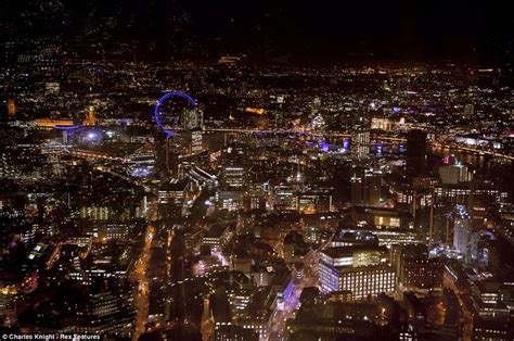 Do Look Down The View Is Dazzling Londons Skyline Twinkles In