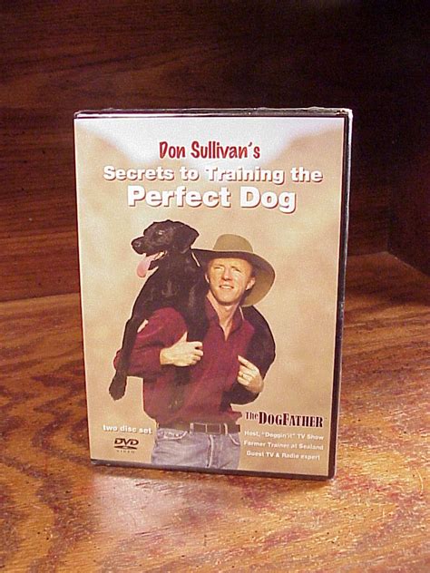 Don Sullivans Secrets To Training The Perfect Dog Dvd Sealed 2 Disc