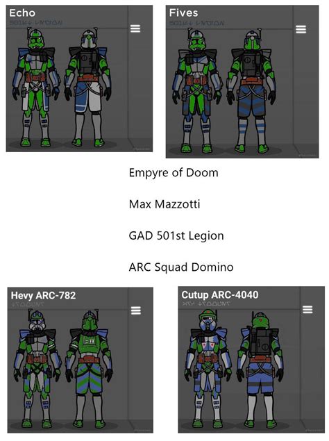 Gad 501st Legion Domino Squad Collage By Vergilgoblin On Deviantart