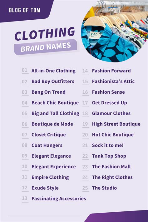 Clothing Brand Names The Best Ideas For Shop Name Ideas Fashion Store Names