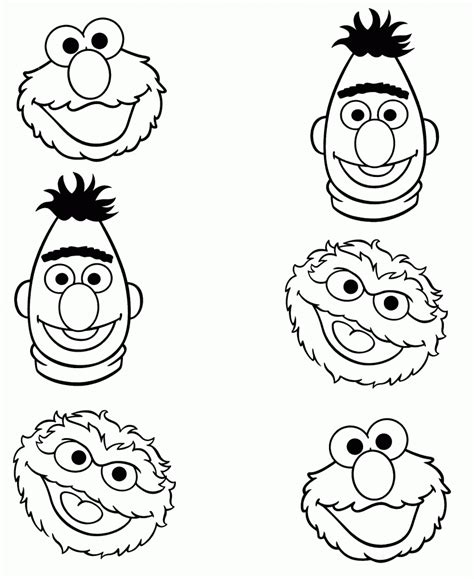 Coloring Rocks Sesame Street Coloring Pages Sesame Street Characters