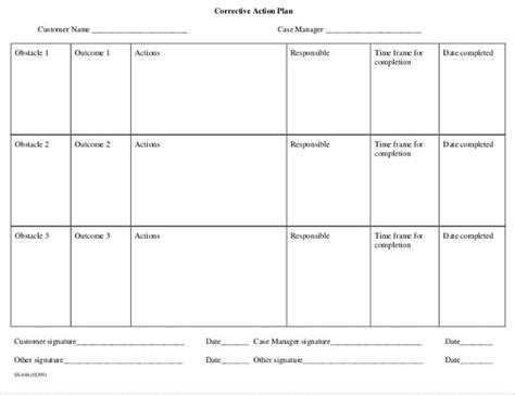 Printable Case Management Templates