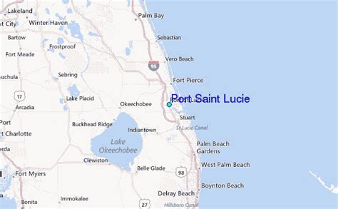 Port St Lucie Florida Map Map