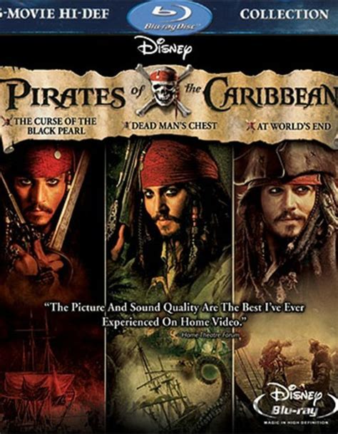 Pirates Of The Caribbean Movie Collection Blu Ray Dvd Empire