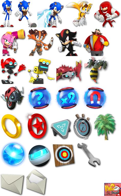 The Spriters Resource Full Sheet View Sonic Dash 2 Sonic Boom