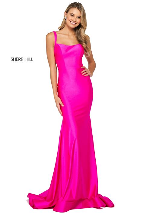 sherri hill 53906 hot pink prom dress sherri hill dresses pink prom dresses