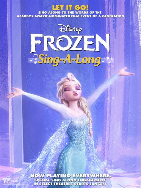 Disney Frozen Sing Along Version Hitting Theaters On January 31 2014