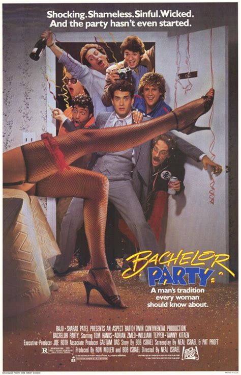 Bachelor Party 1984 Movie Posters Bachelor Party Tom Hanks