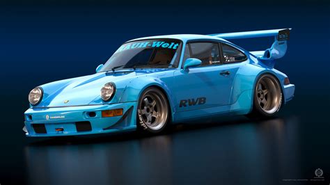 957124 Blue Rauh Welt Porsche 911 Blue Cars Vehicle Sports Car