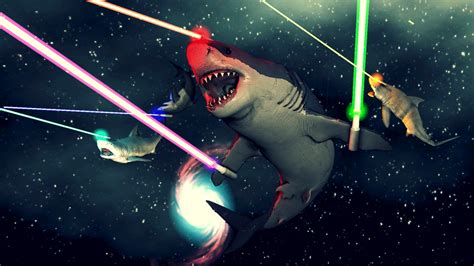 Sfm Sharks With Freking Lazer Beams In Space By Aquadesrtoyer On
