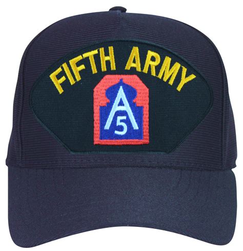 5th Army With Patch Ball Cap