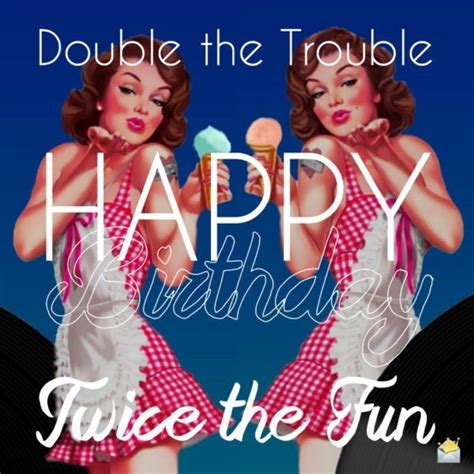 Happy Birthday Twins Girls Wishes Birthday Wishes For Twins Happt