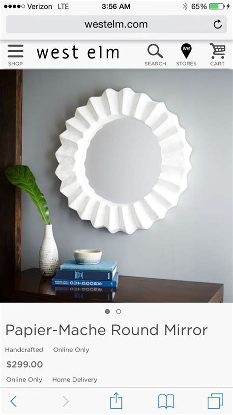 West Elm...not sure about quality | Round mirrors, Mirror decor, Mirror
