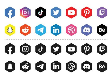 Popular Social Network Symbols Social Media Logo Icons Collection
