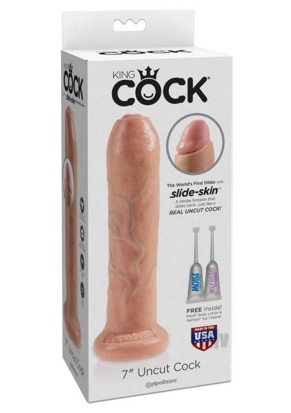 King Cock 7 Inches Uncut Dildo Beige On Literotica