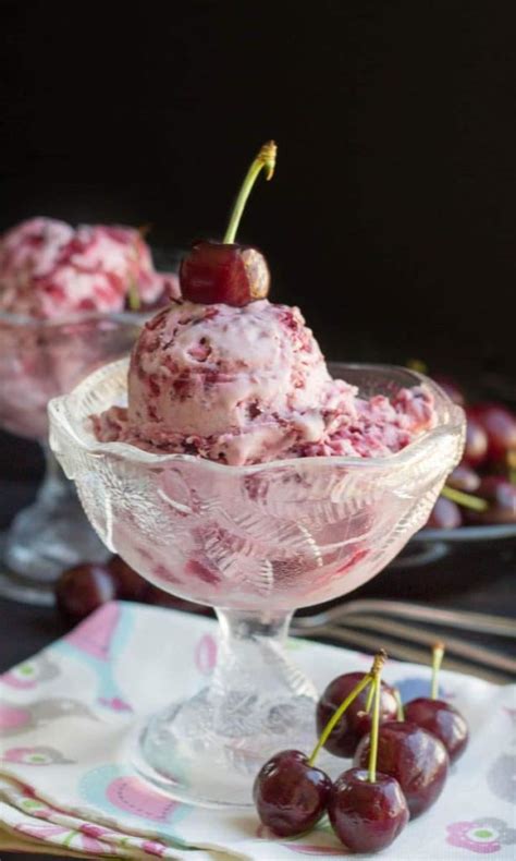 Quick And Easy Homemade Cherry Ice Cream A Simple No Churn Recipe