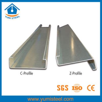 China Steel C Z Profiled Purlins Section Frame Roof Wall Purlins China Steel Frame Steel Wall