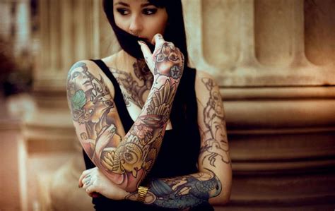 Brunette Tattoos Tattoo Girl Hd Wallpaper Pxfuel