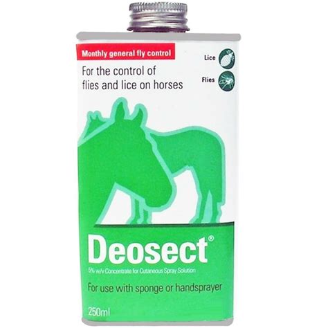 Deosect Horse Fly And Lice 250ml Pet Medicines And Food From Evans