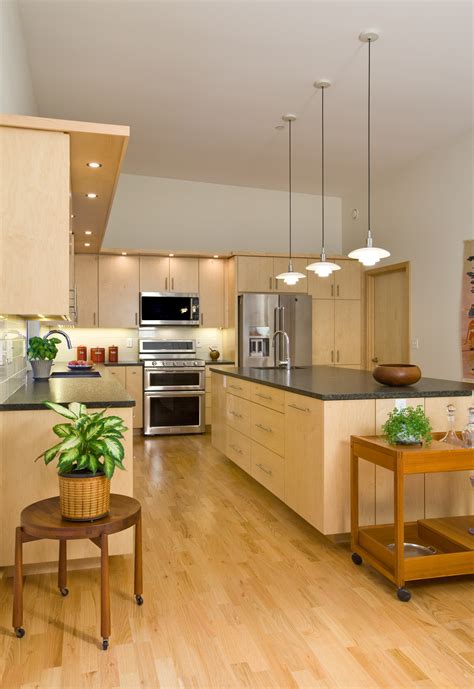 Natural Maple Kitchen Cabinets Crystal Cabinets