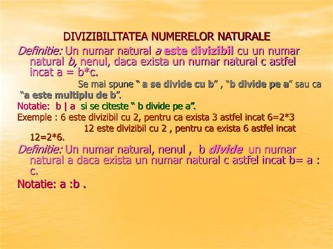 Ppt Divizibilitatea Numerelor Naturale Powerpoint Presentation Free