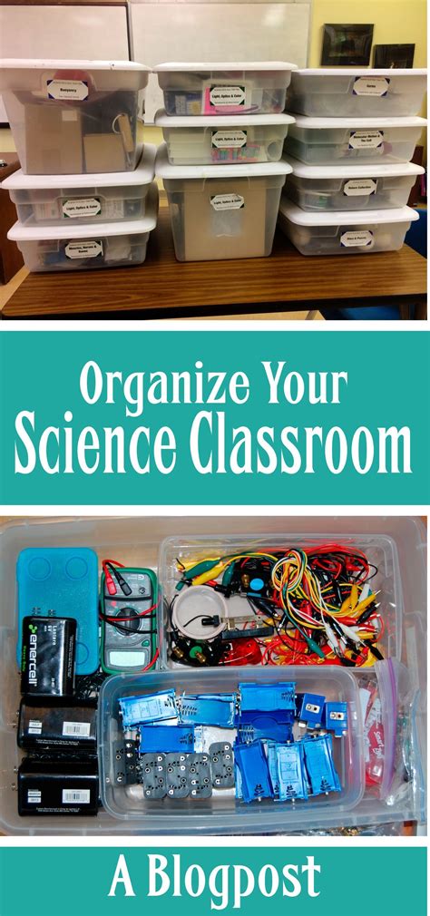 Organizing Your Science Equipment Middle School Science Classroom