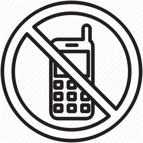 No Mobile Phone Icon Clipart Best