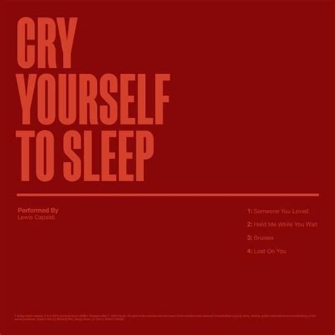 Lewis Capaldi Cry Yourself To Sleep Compilation Lyrics And