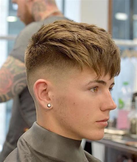 Choppy Taper Fade Haircuts For Guys Mens Hairstyles Long Hair Styles