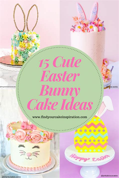 15 Cute Easter Bunny Cake Ideas For Your Easter Sunday Find Your Cake Inspiration
