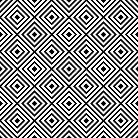 Seamless Abstract Black And White Square Grid Pattern Halftone Vector