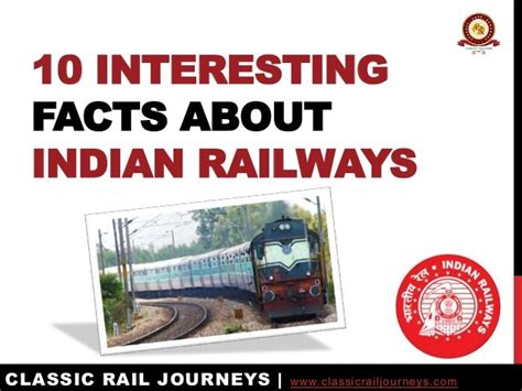 10 interesting facts about indian railways