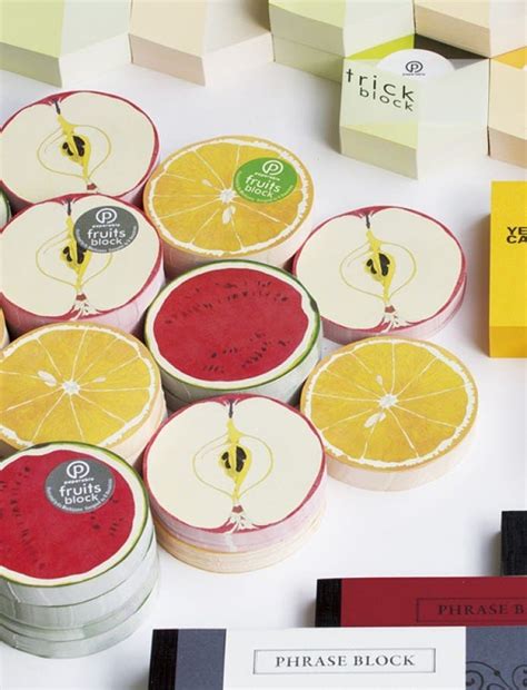 Fruit Blocks Brighten Your Desk With Fruit Blocks
