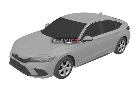 2022 Honda Civic Hatchback Leaked Patent Images Show Accord Look