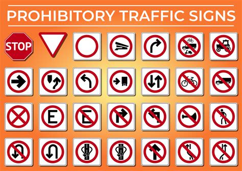 Prohibitory Traffic Sign Free Vector 7749338 Vector Art At Vecteezy