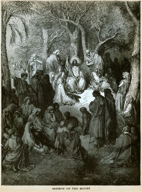 Sermon On The Mount Gustave Dore