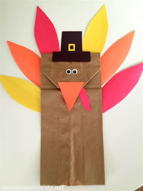 Thanksgiving Turkey Craft for Preschool - events to CELEBRATE!