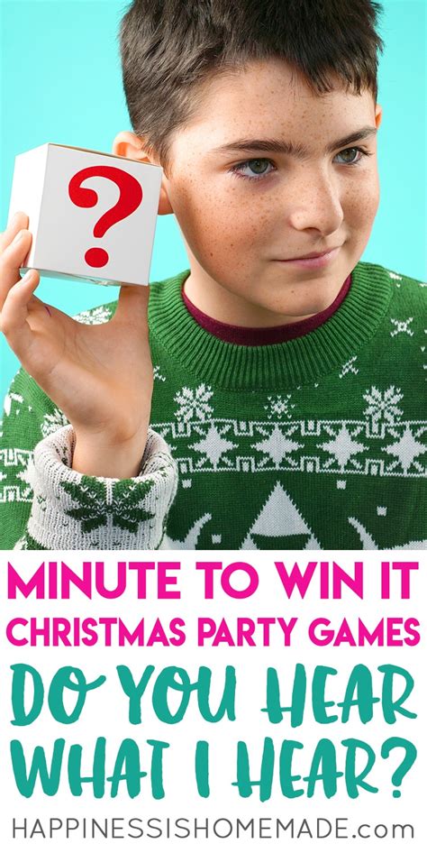 Minute To Win It Christmas Games 2023