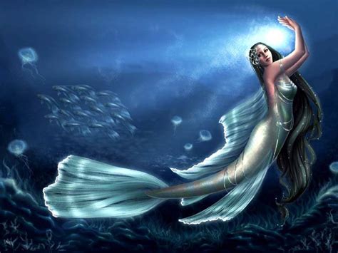 Mythical Creatures Beautiful Glittery Mermaid By Greekwarrios On Deviantart
