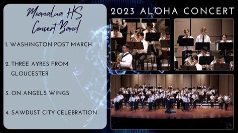 Moanalua Hs Concert Band Aloha Concert Youtube
