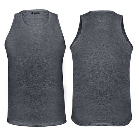 Mens Plain Vest Sleeveless Tank Top Training Gym BodyBuilding Vests
