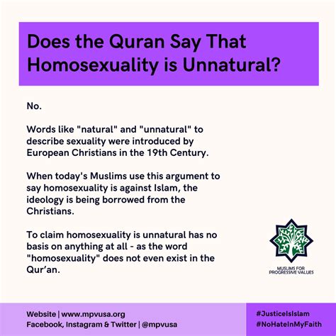 Homosexuality In Islam