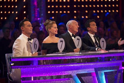 The Strictly Come Dancing Judges Craig Revel Horwood Darcey Bussell Len Goodman Bruno