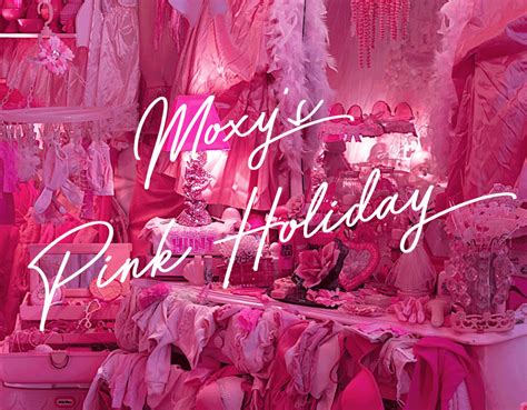 Moxys Pink Holiday Pop Up Moxy Times Square