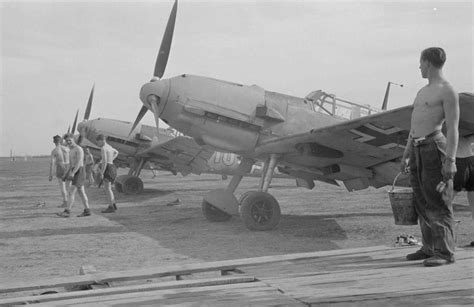 An Interesting Photo Of Bf 109 Es Of Jg 52 At Târgsorul Nou Airfield