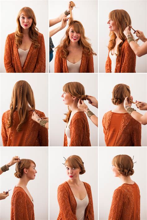 Add A Branch To Your Braided Twisted Holiday Updo With This Hair Hack