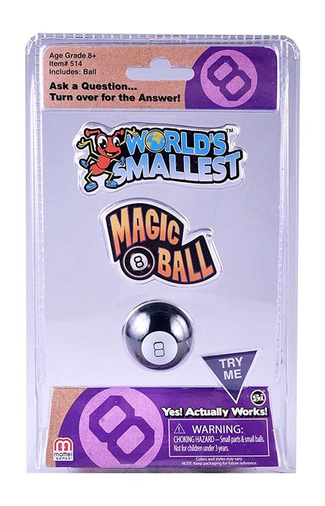 Worlds Smallest Magic 8 Ball Toy 514
